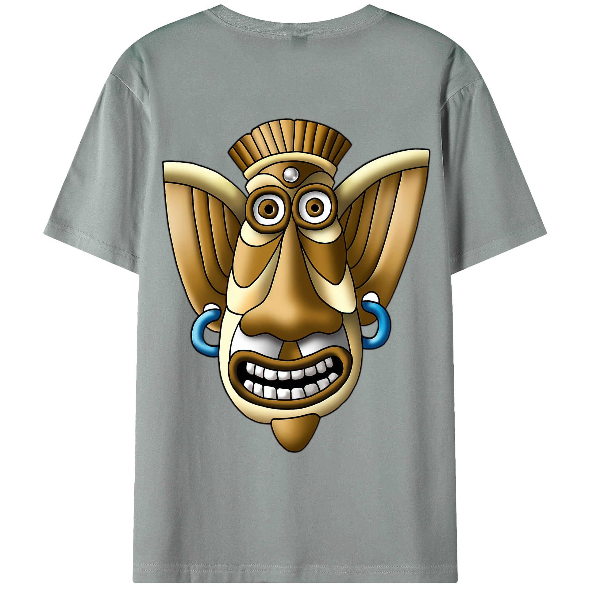 （画像用） ドラゴンクエスト Doragon Kuesuto Dragon Quest 綿100％ メンズ半袖Tシャツ（バックプリント） 通気性